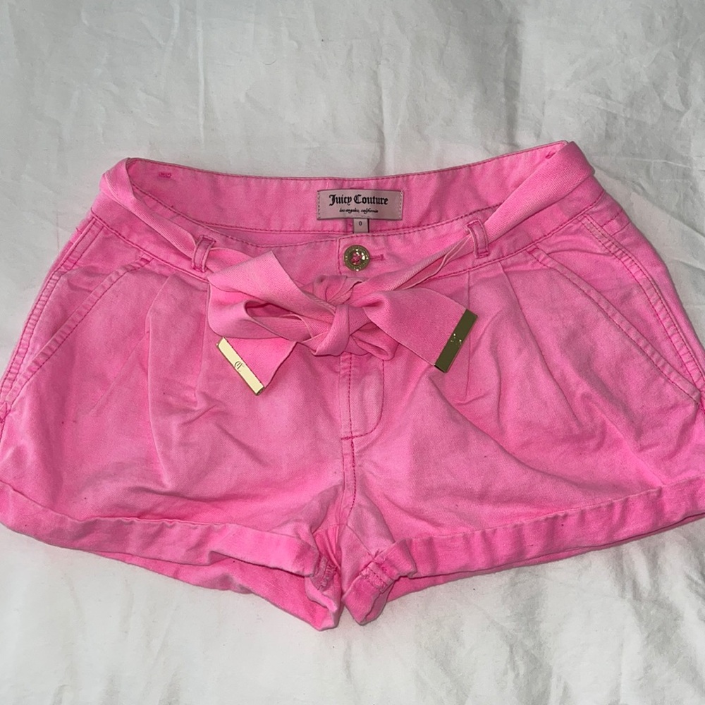 Juicy Couture Neon Pink Shorts
